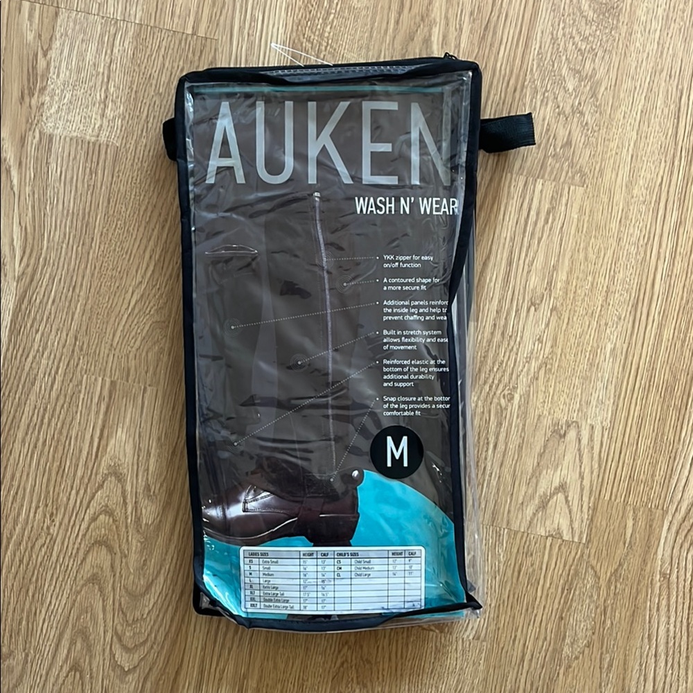 Auken Wash N' Wear Synthetic Half Chaps - Black